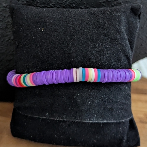 Taylor Swift Friendship Bracelet Speak Now Vinyl Stretchable Stackable Swiftie - Picture 2 of 4